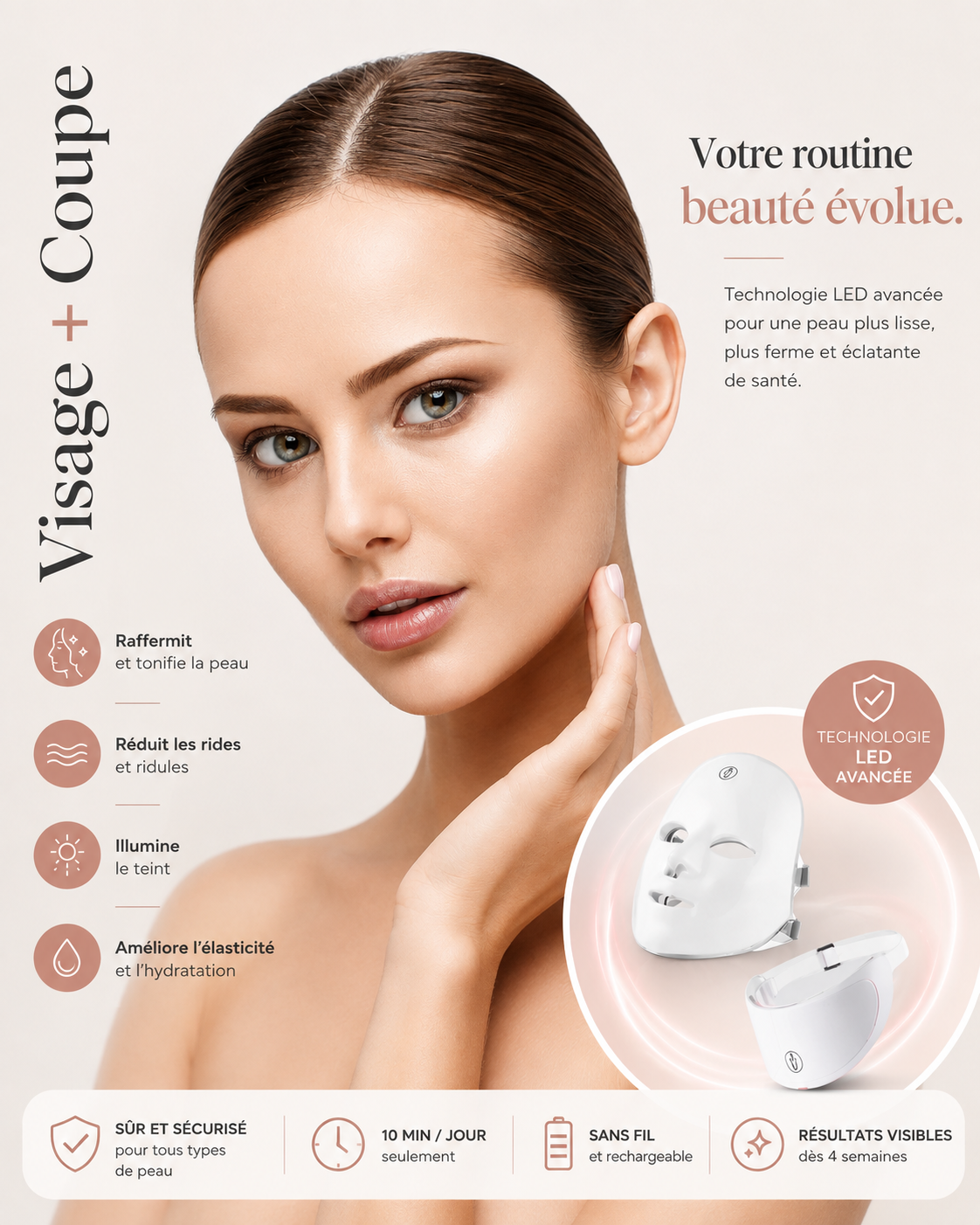 Masque led